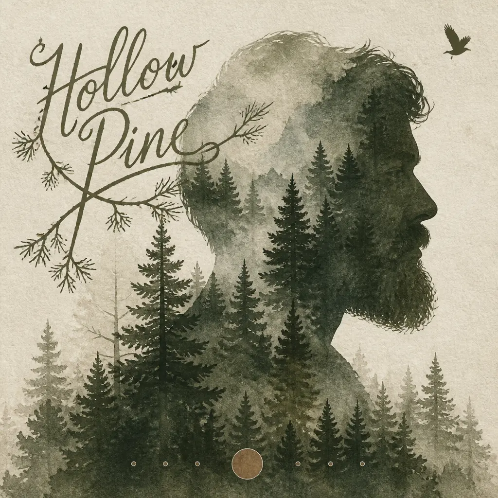Indie Folk Double Exposure - AI prompt result