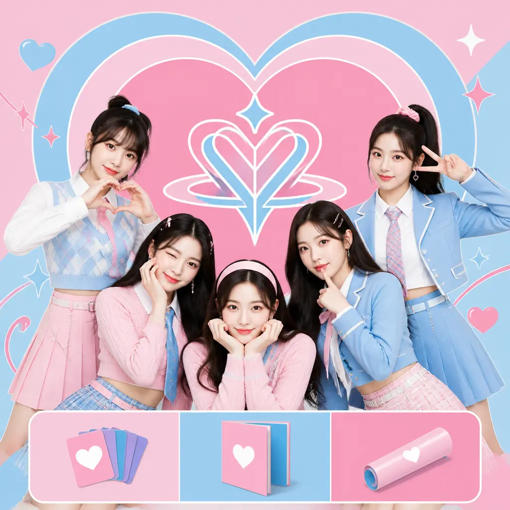 K-Pop Pastel Candy - AI prompt result