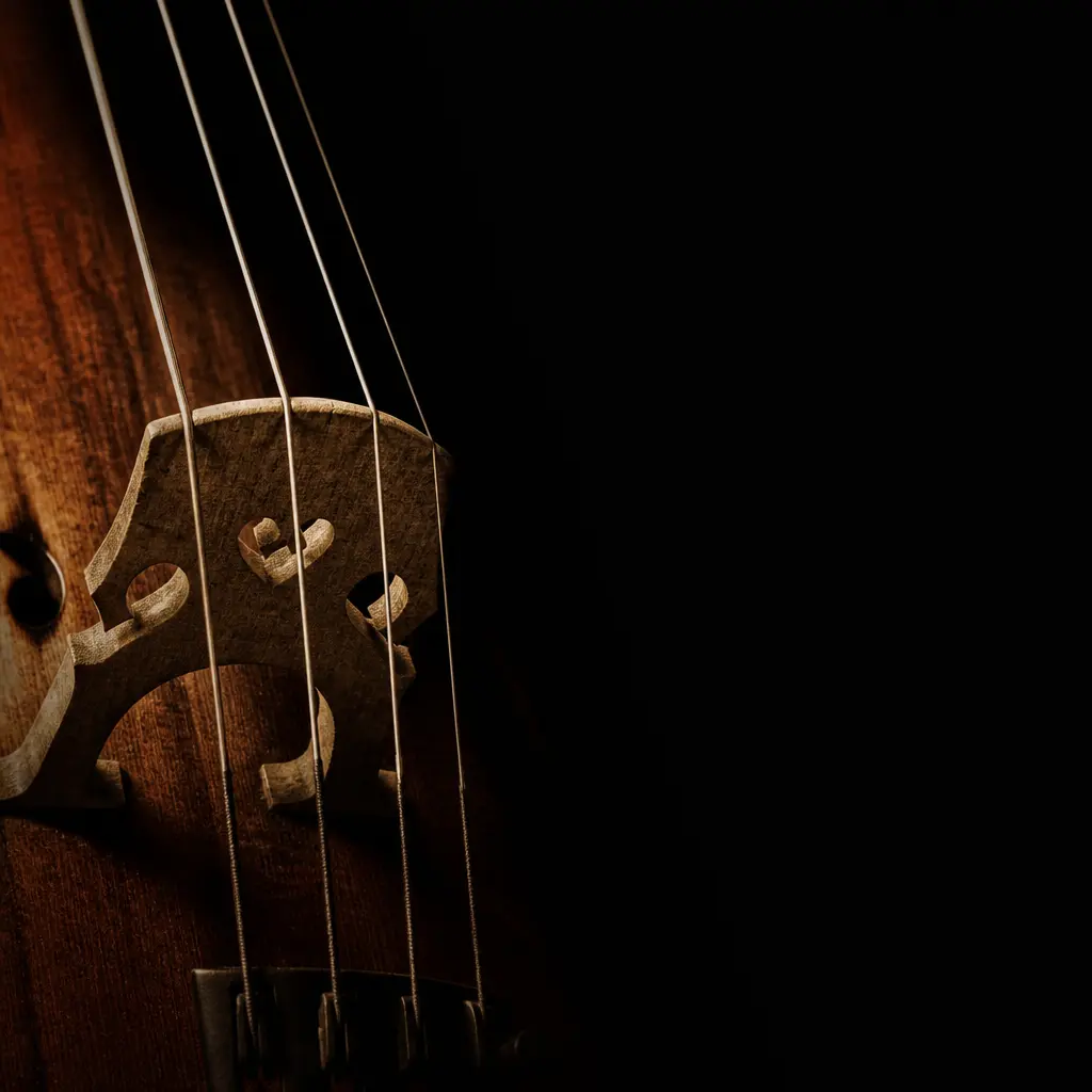 Contemporary Cello Macro - AI prompt result