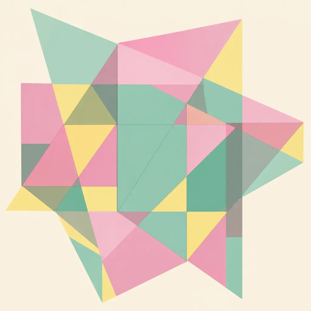 Math Rock Polygons - AI prompt result