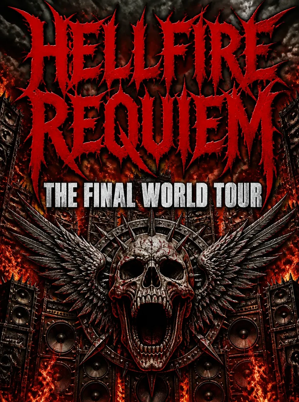 Heavy Metal Stadium Show - AI prompt result