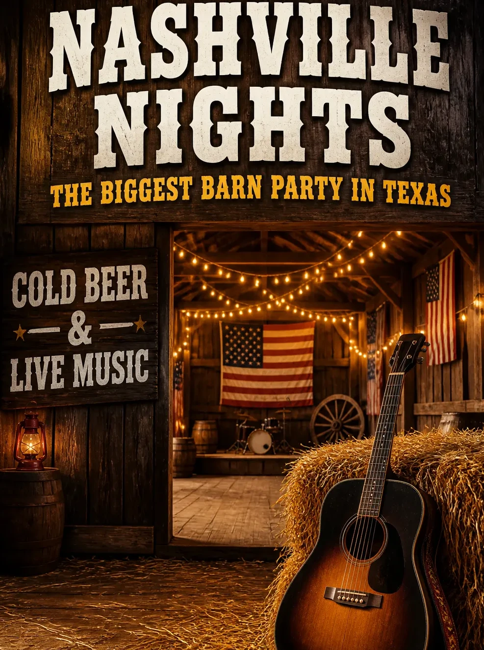 Country Music Barn Jamboree - AI prompt result