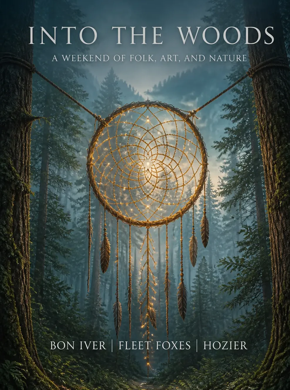 Indie Folk Forest Gathering - AI prompt result