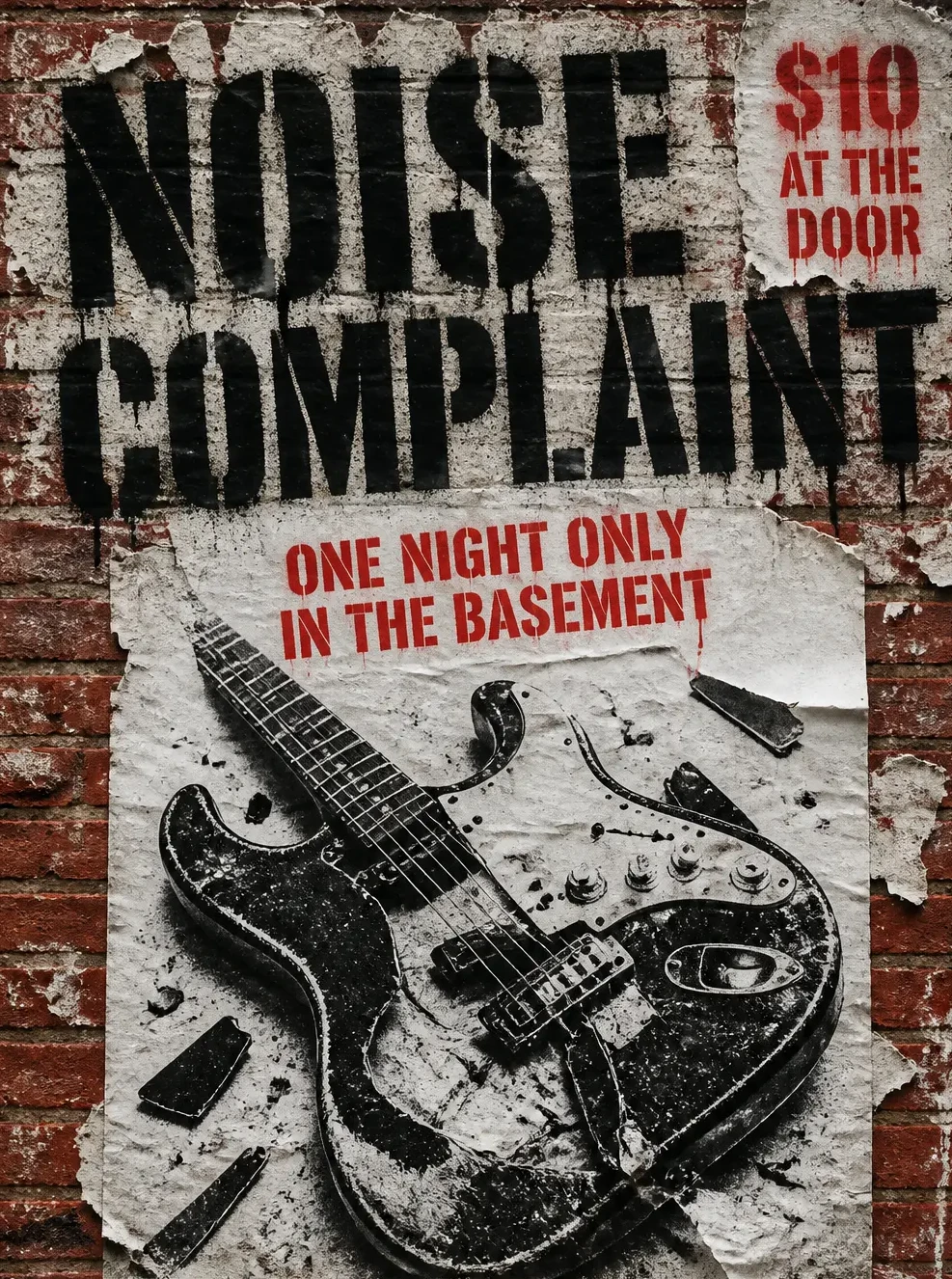 Alternative Rock Garage Gig - AI prompt result