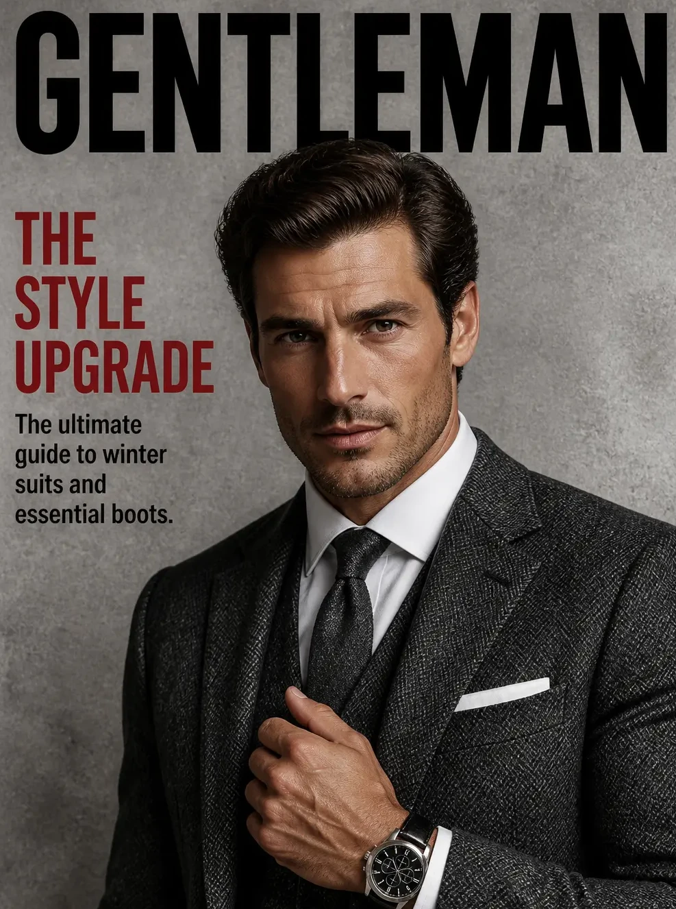 Menswear and Grooming - AI prompt result