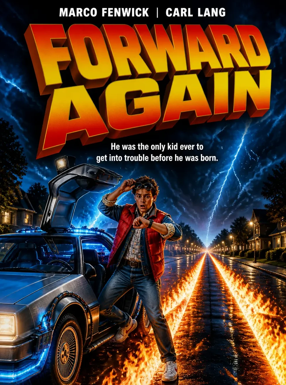 Time Travel Sci-Fi Comedy - AI prompt result