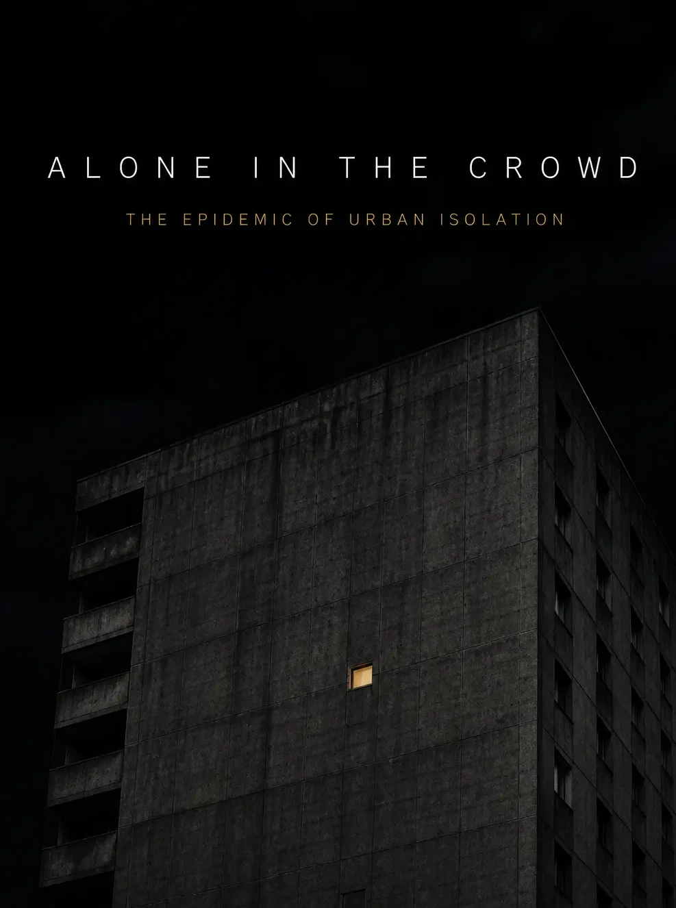 Sociology of Urban Loneliness - AI prompt result