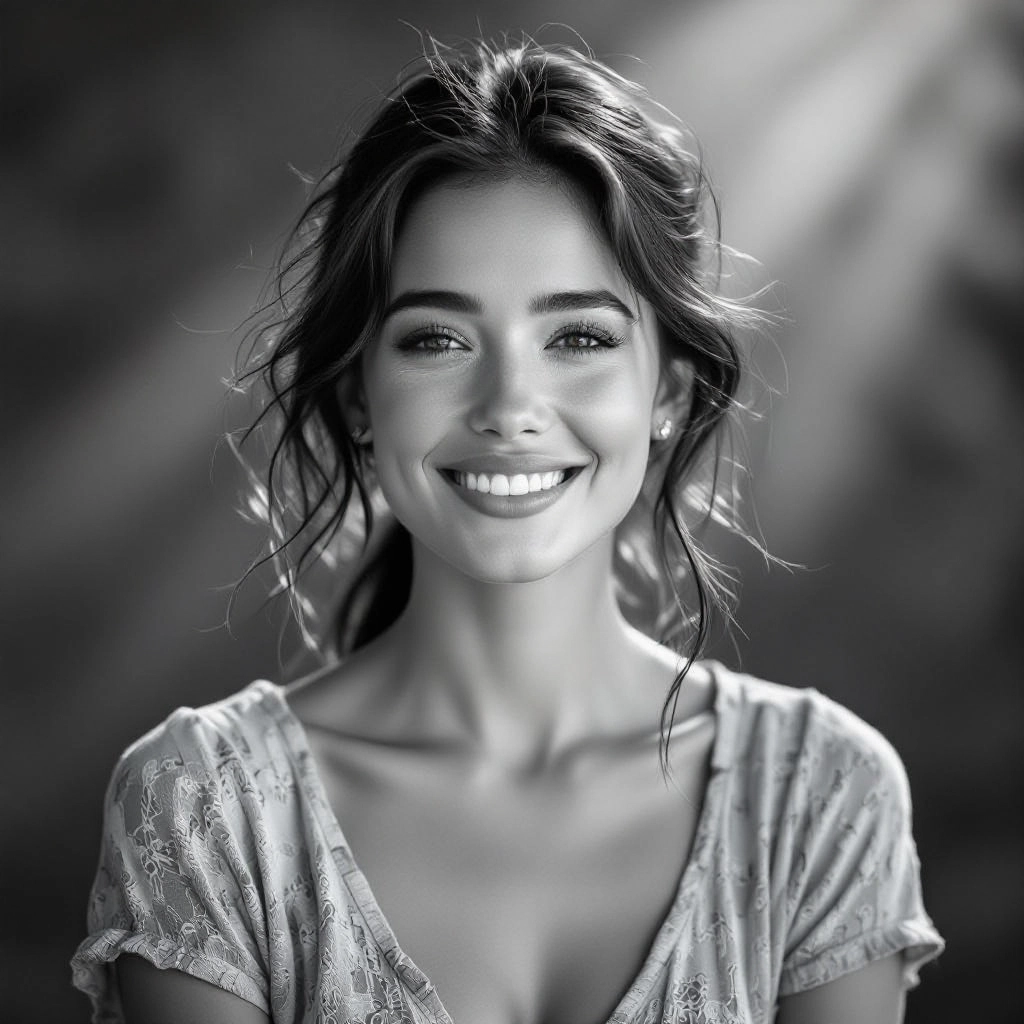 black and white image generator preview