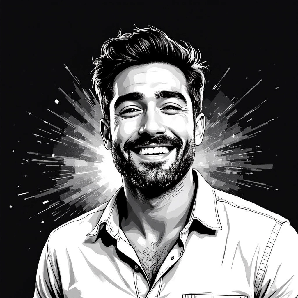 black and white style example