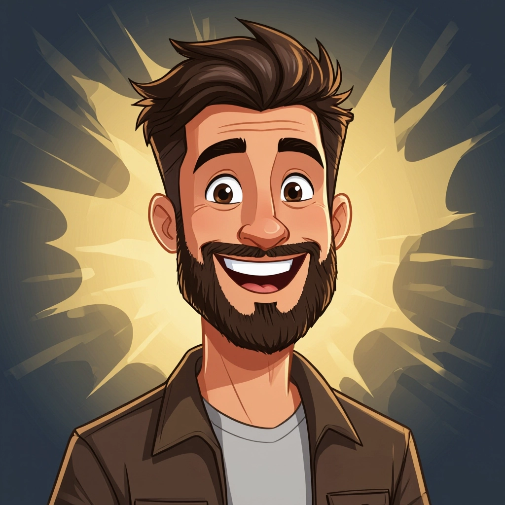 cartoon style example
