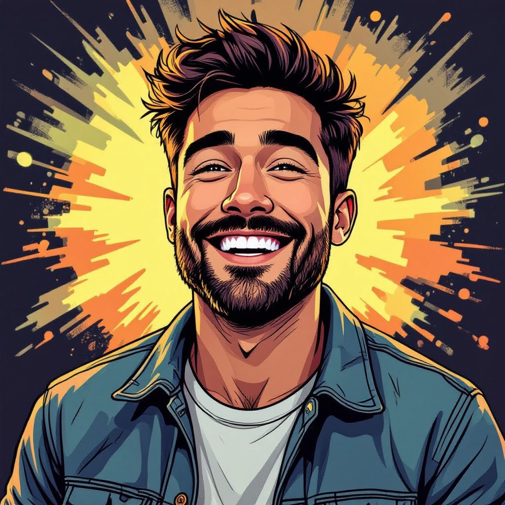 Photo to Line Art Conversion illustration
