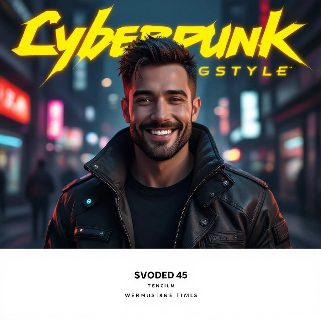 cyberpunk style example