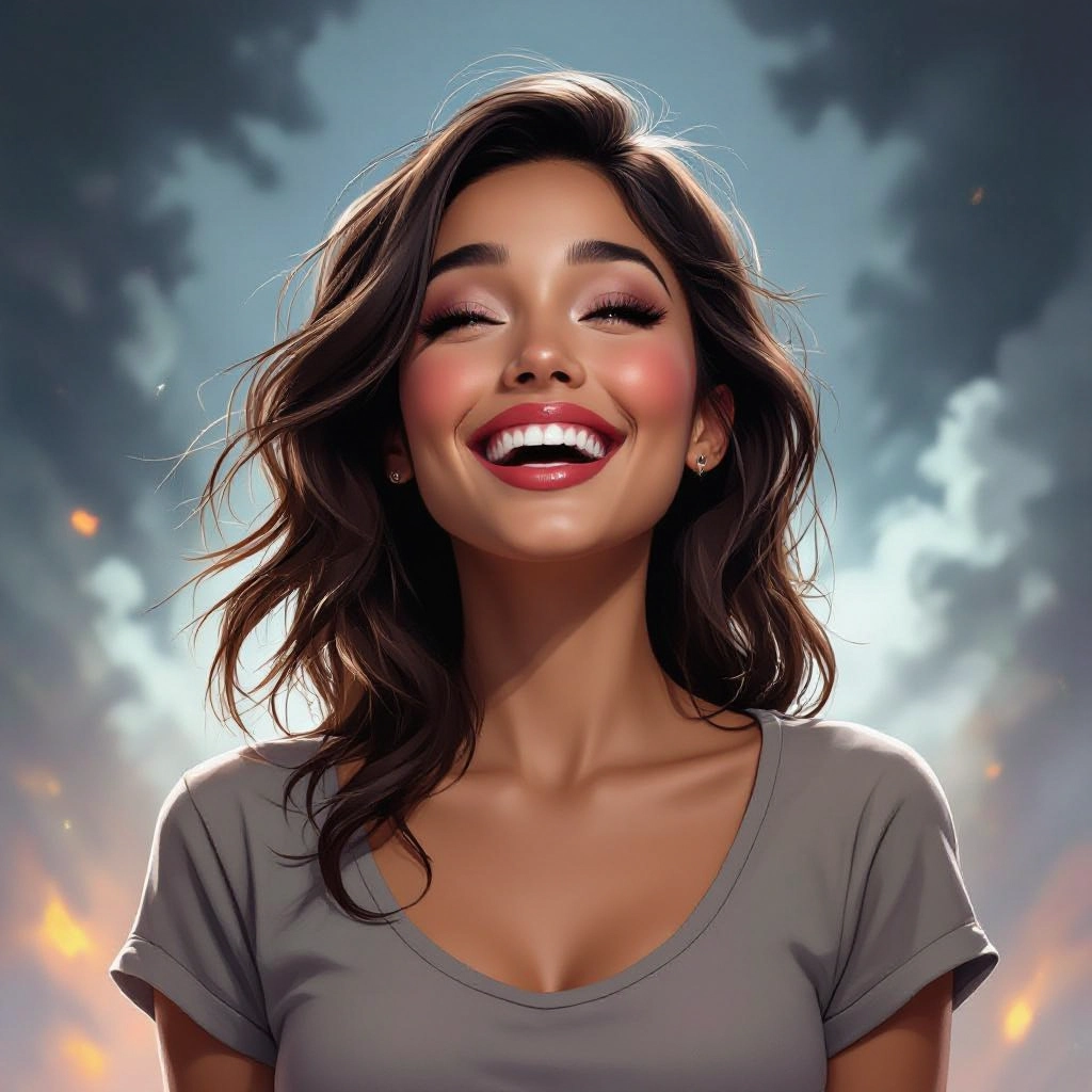 Lighting and camera framing illustration