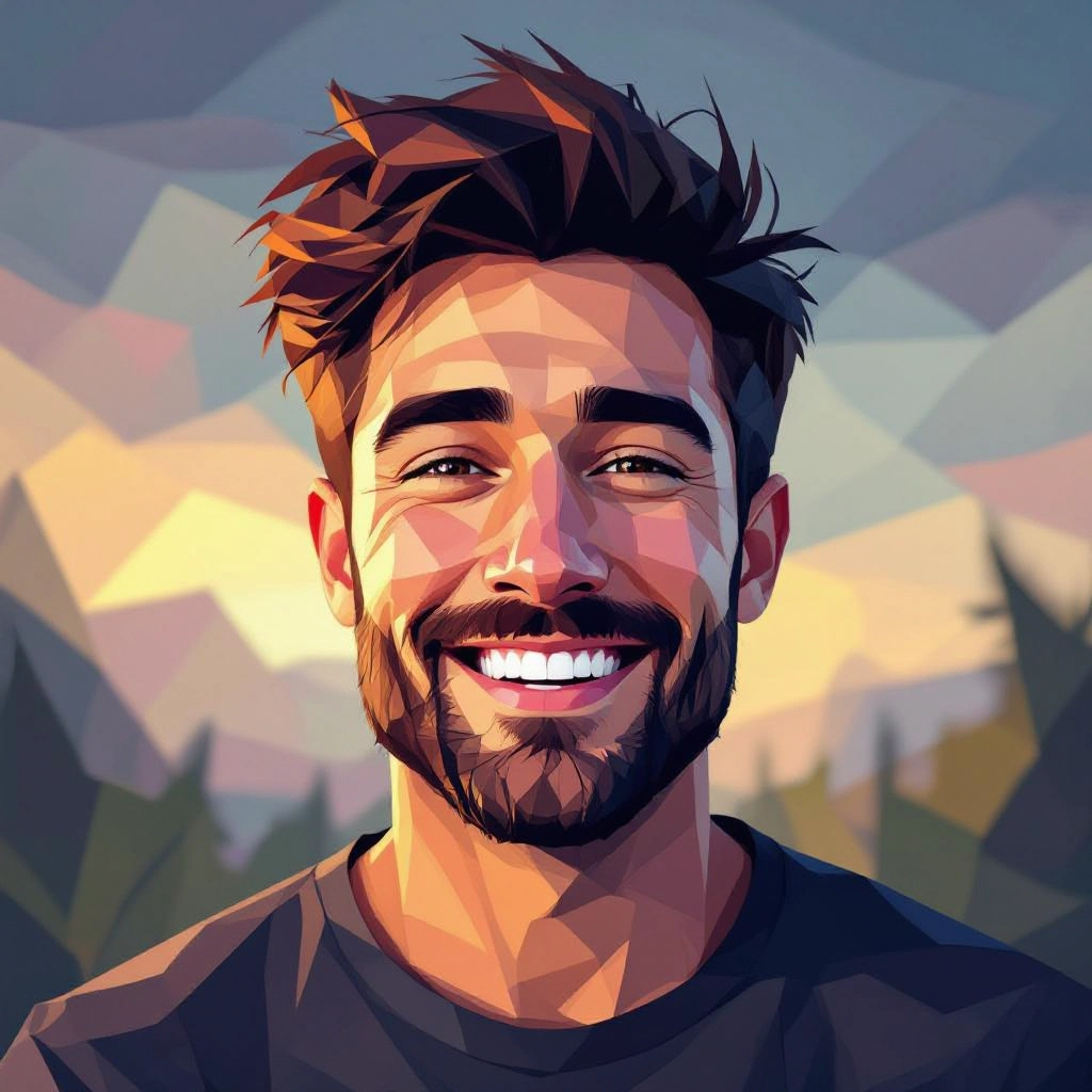Step 3 - Download low poly image