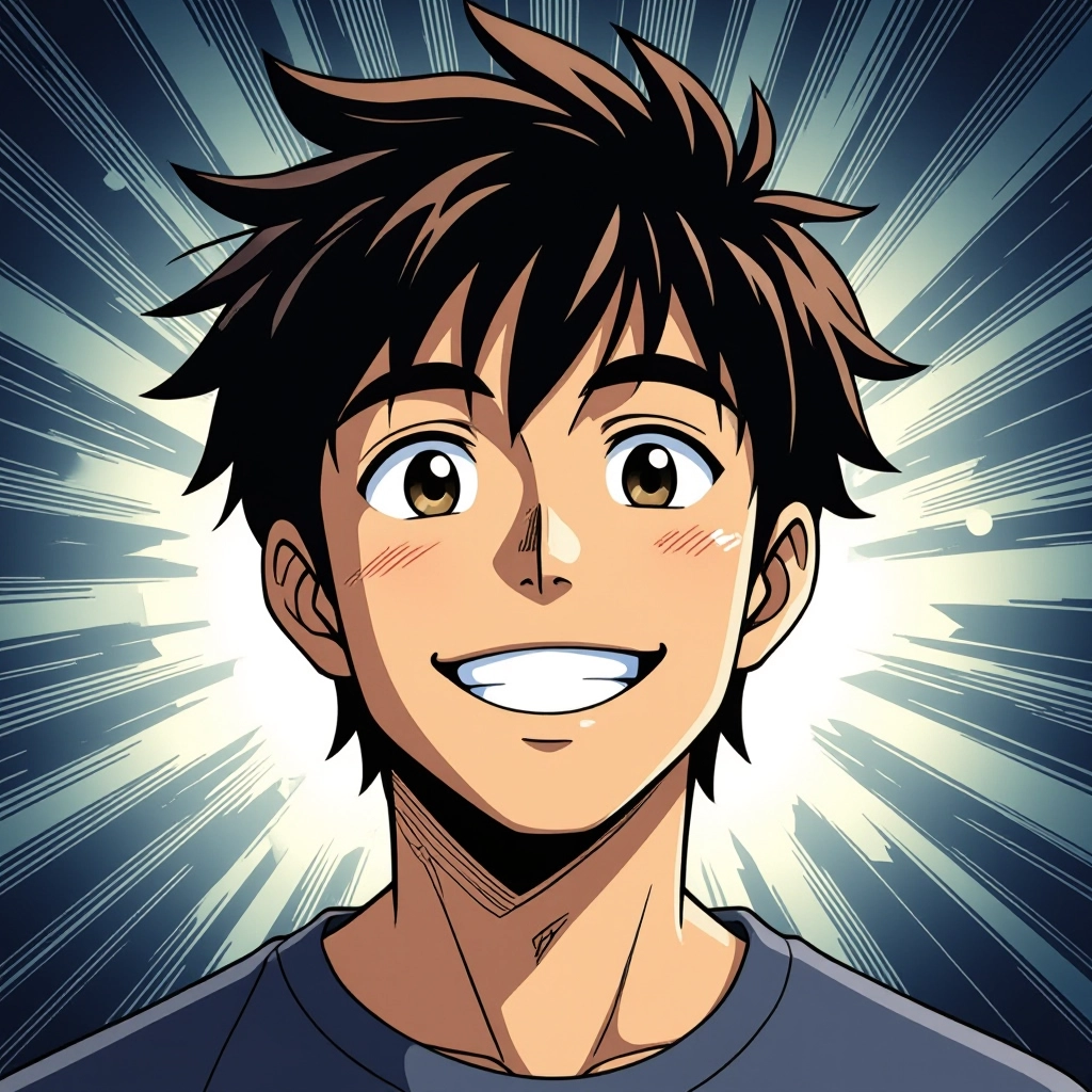 manga panel style example