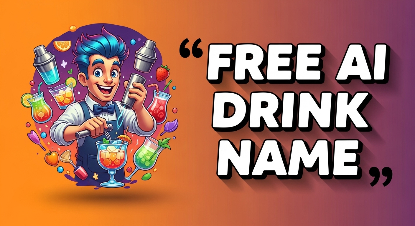 ai drink name generator tool image
