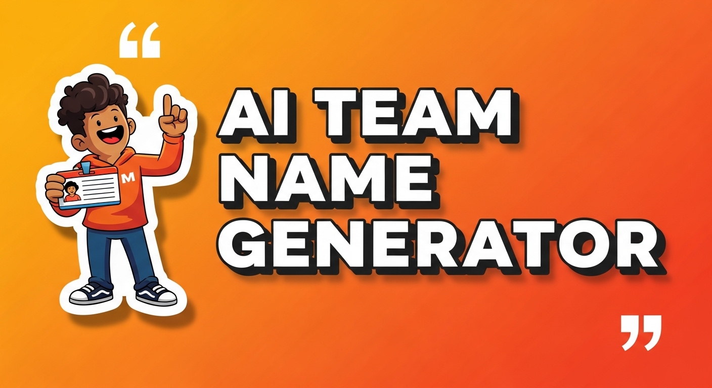 ai team name generator tool image
