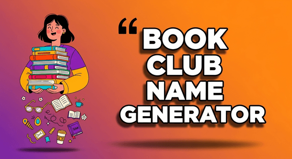 book club name generator tool image