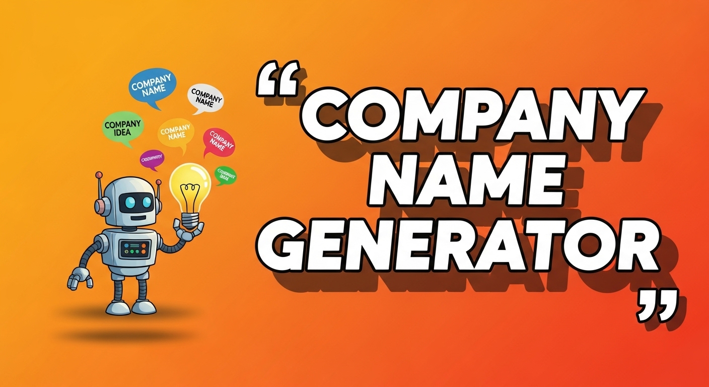 company name ai generator tool image
