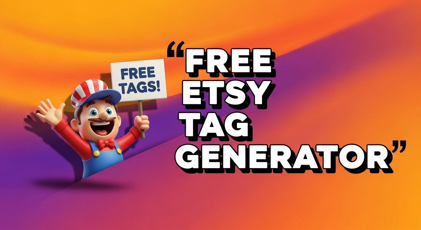 Etsy tag generator tool interface