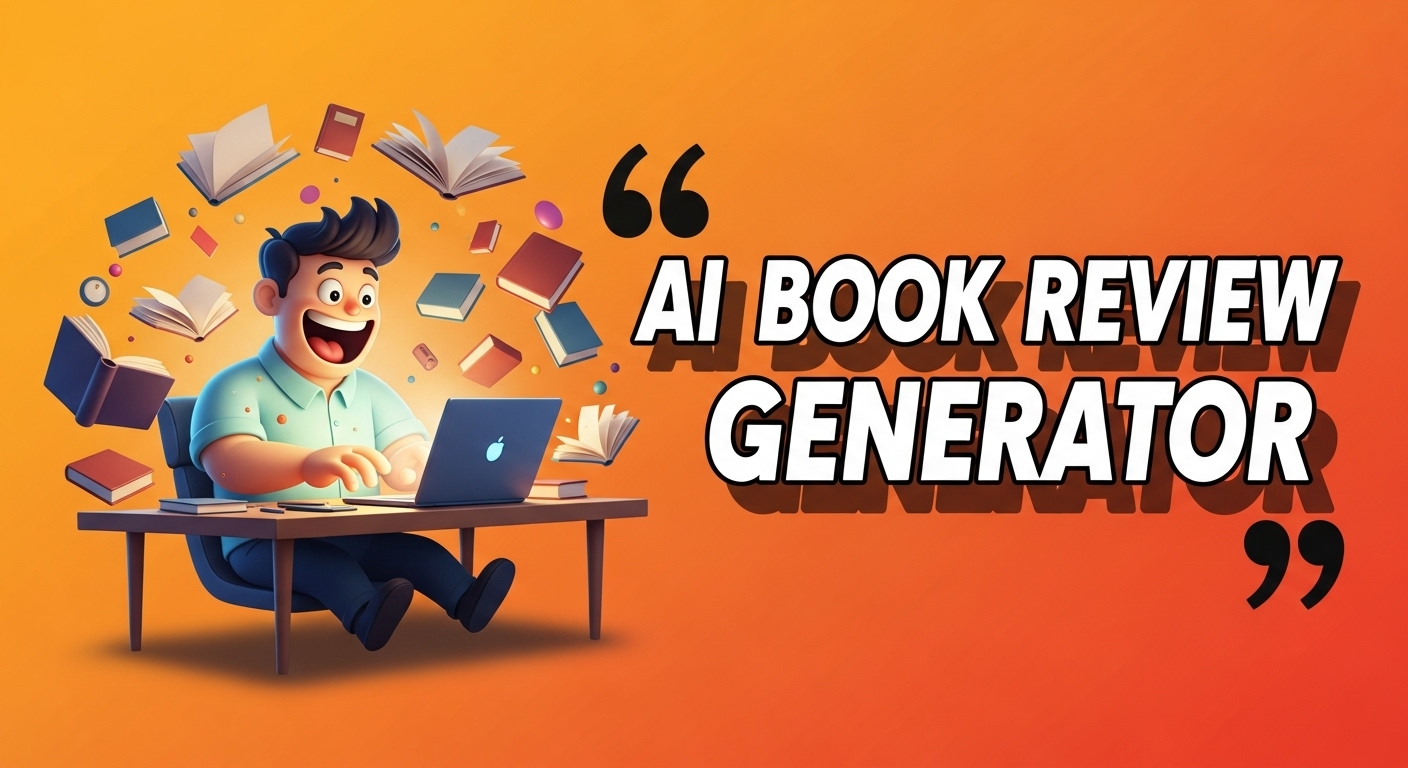 free ai book review generator tool image