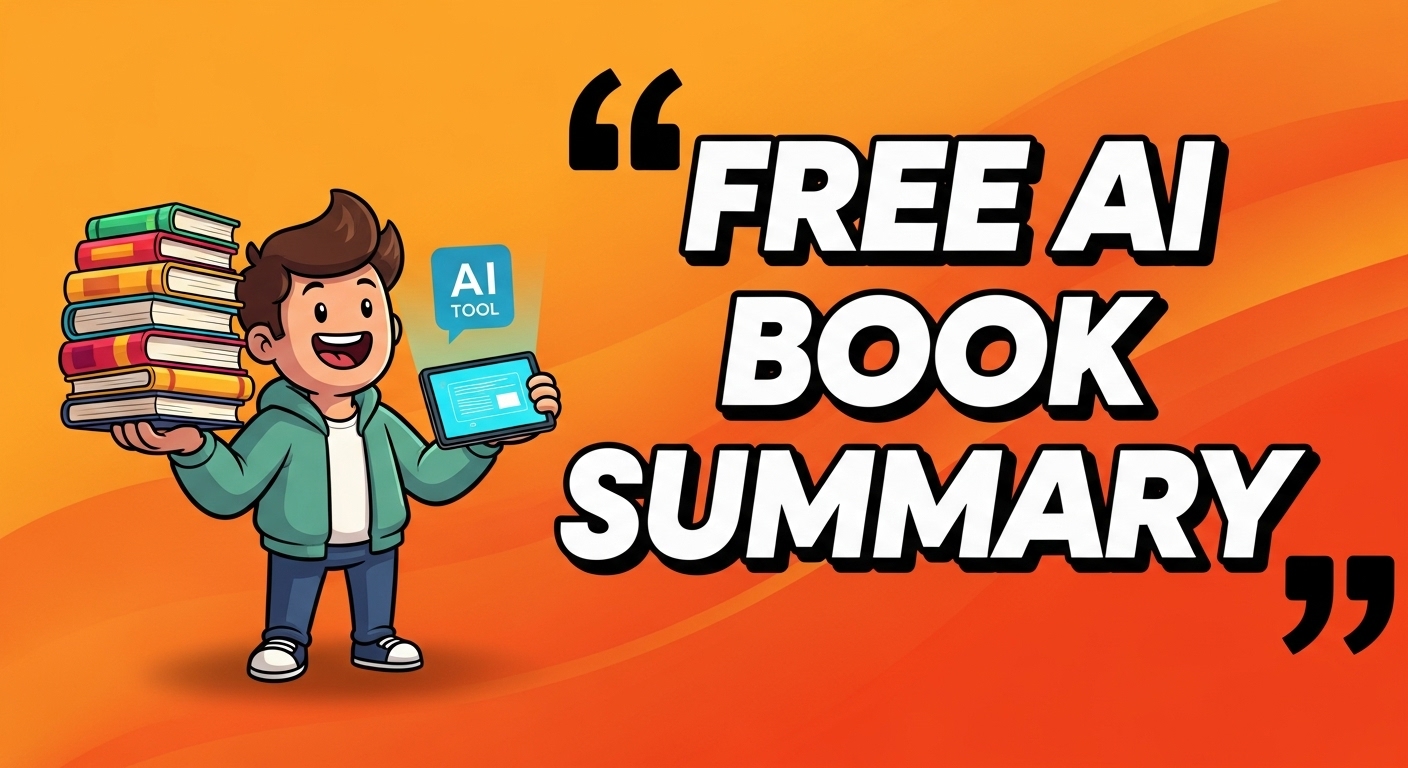 free ai book summary generator tool image