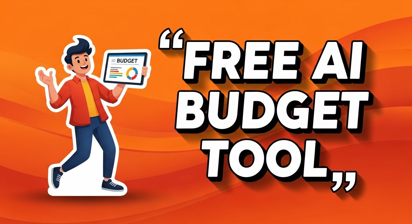 free ai budget generator tool image