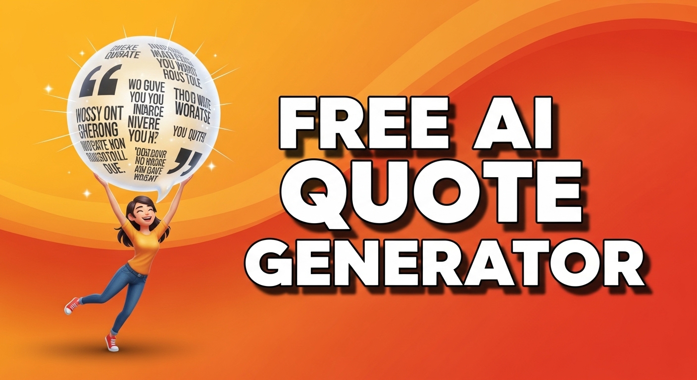 free ai quote generator tool image
