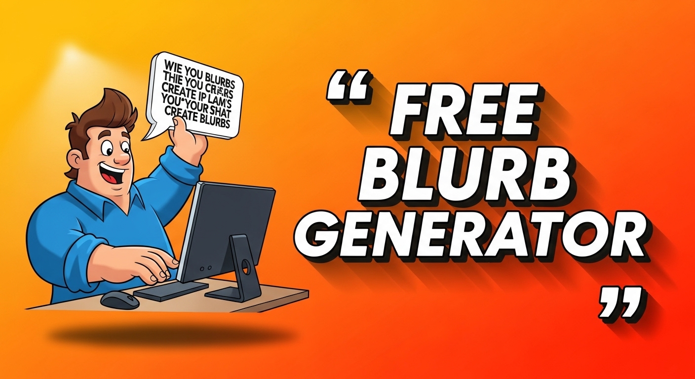 free blurb generator tool image