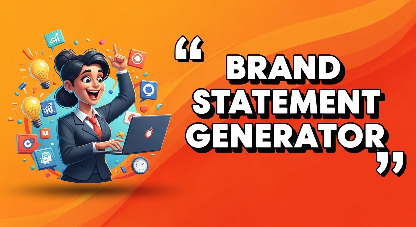 free brand statement generator tool image