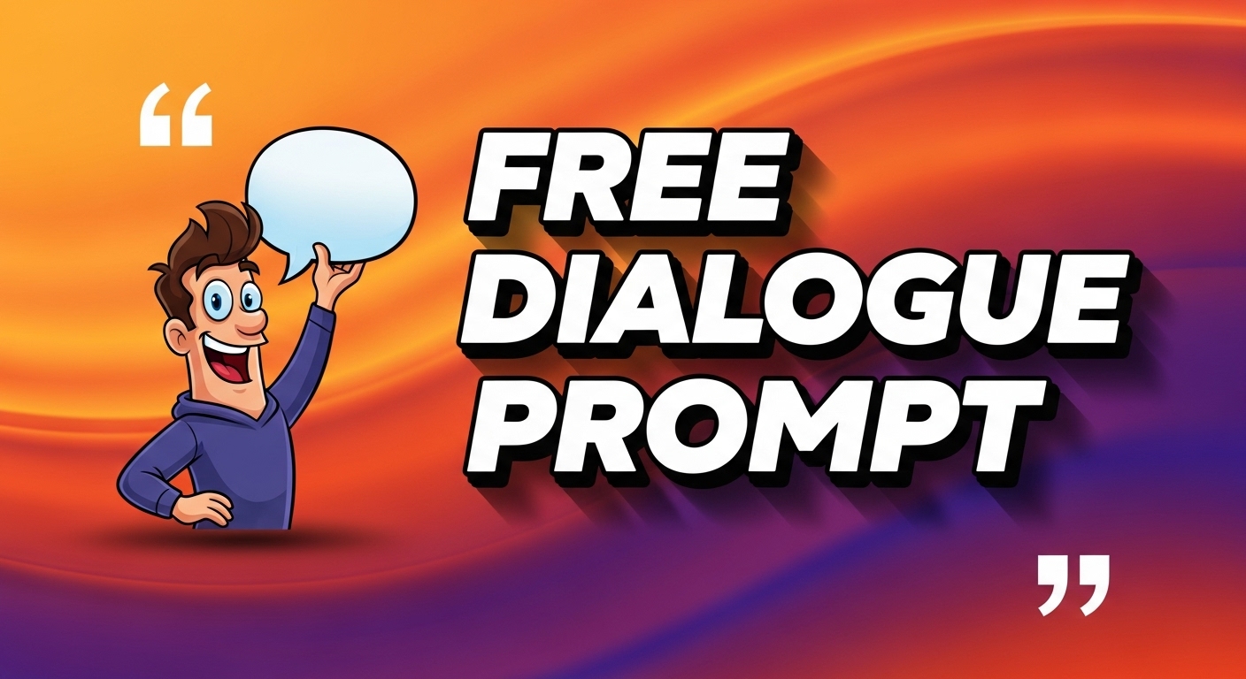 free dialogue prompt generator tool image