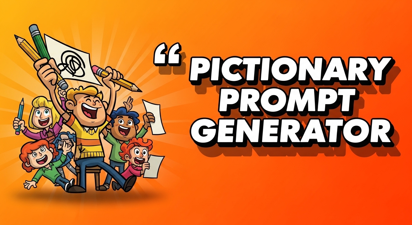 free pictionary prompt generator tool image