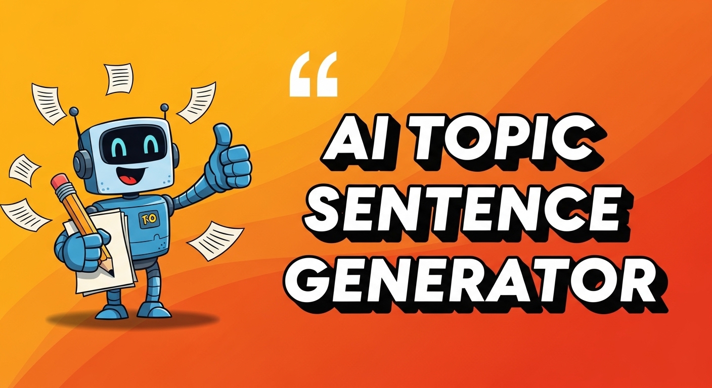 free topic sentence generator ai tool image