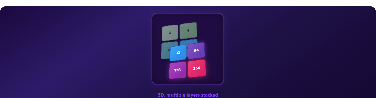 3D 2048 - 2048 screenshot on AIFreeForever