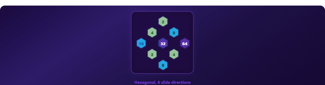 2048 Hexagonal - 2048 screenshot on AIFreeForever
