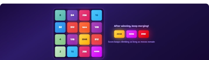 2048 Keep Going - 2048 screenshot on AIFreeForever