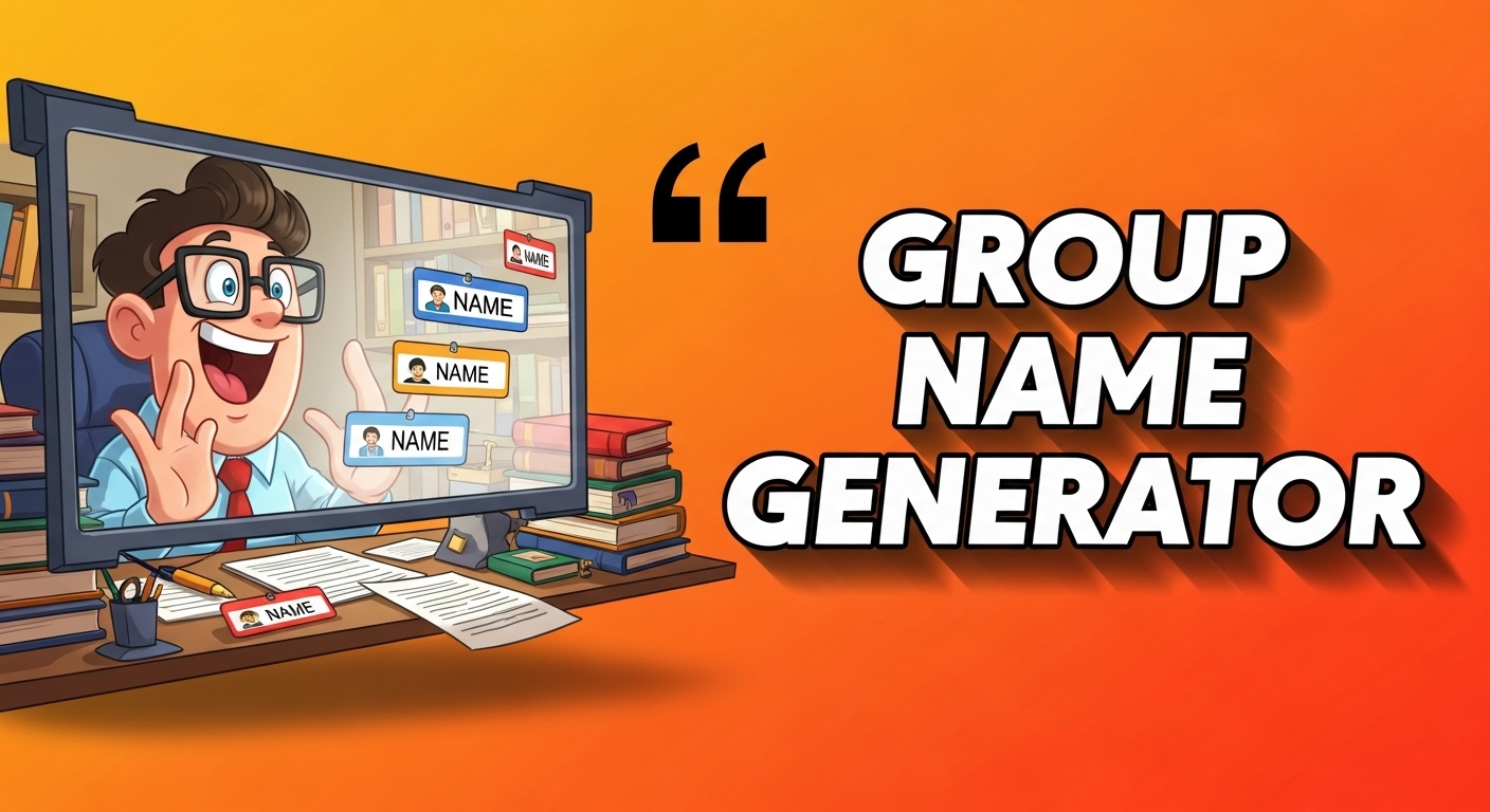 group of 4 names generator tool image