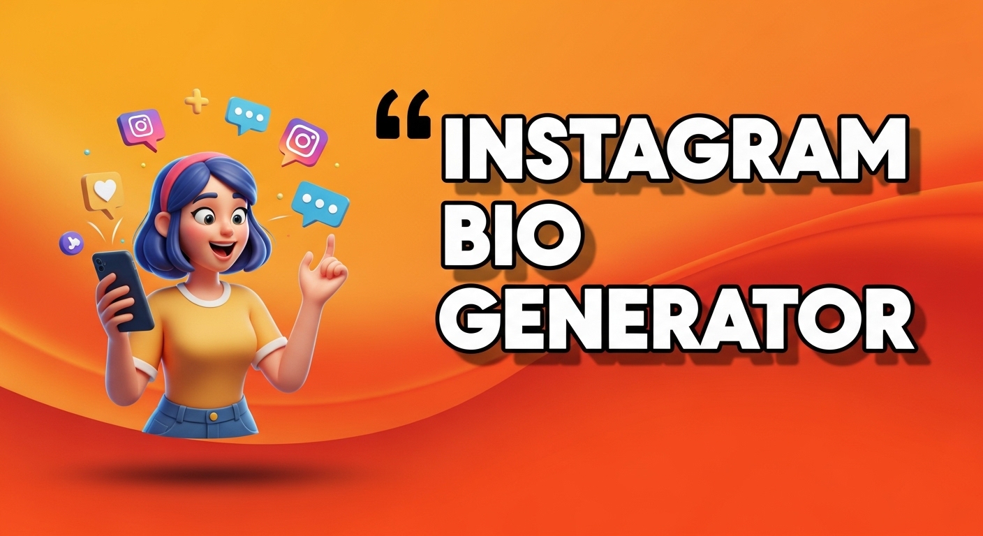 instagram about bio generator tool image