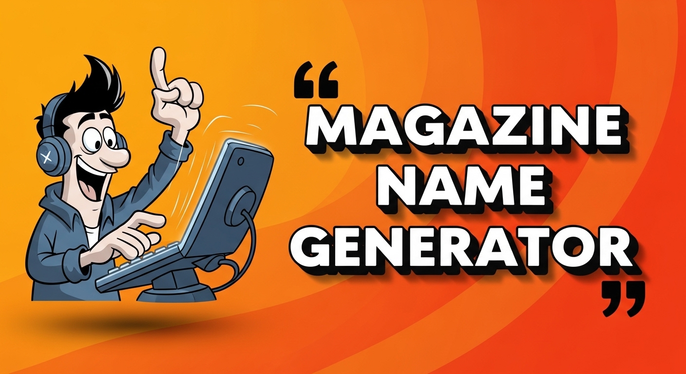 magazine name generator tool image