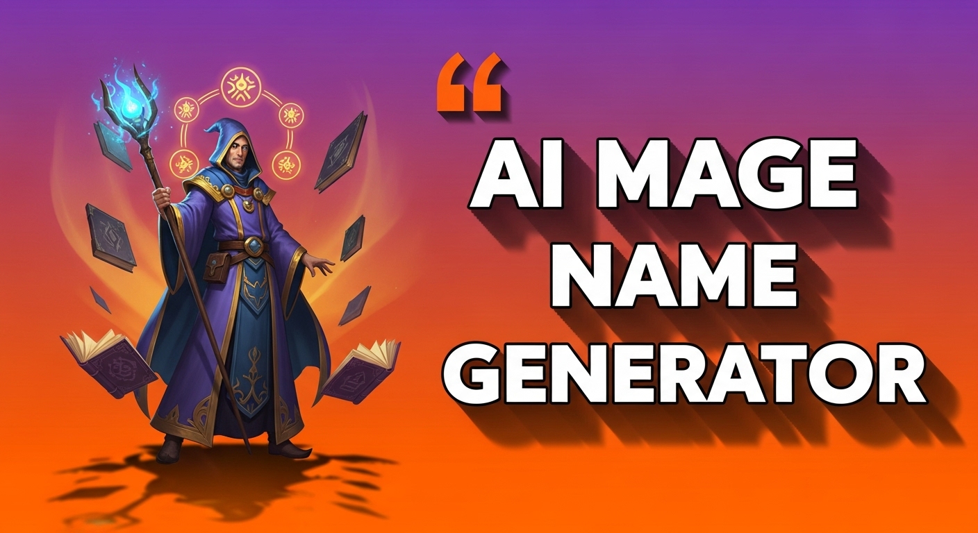 mage name generator tool image