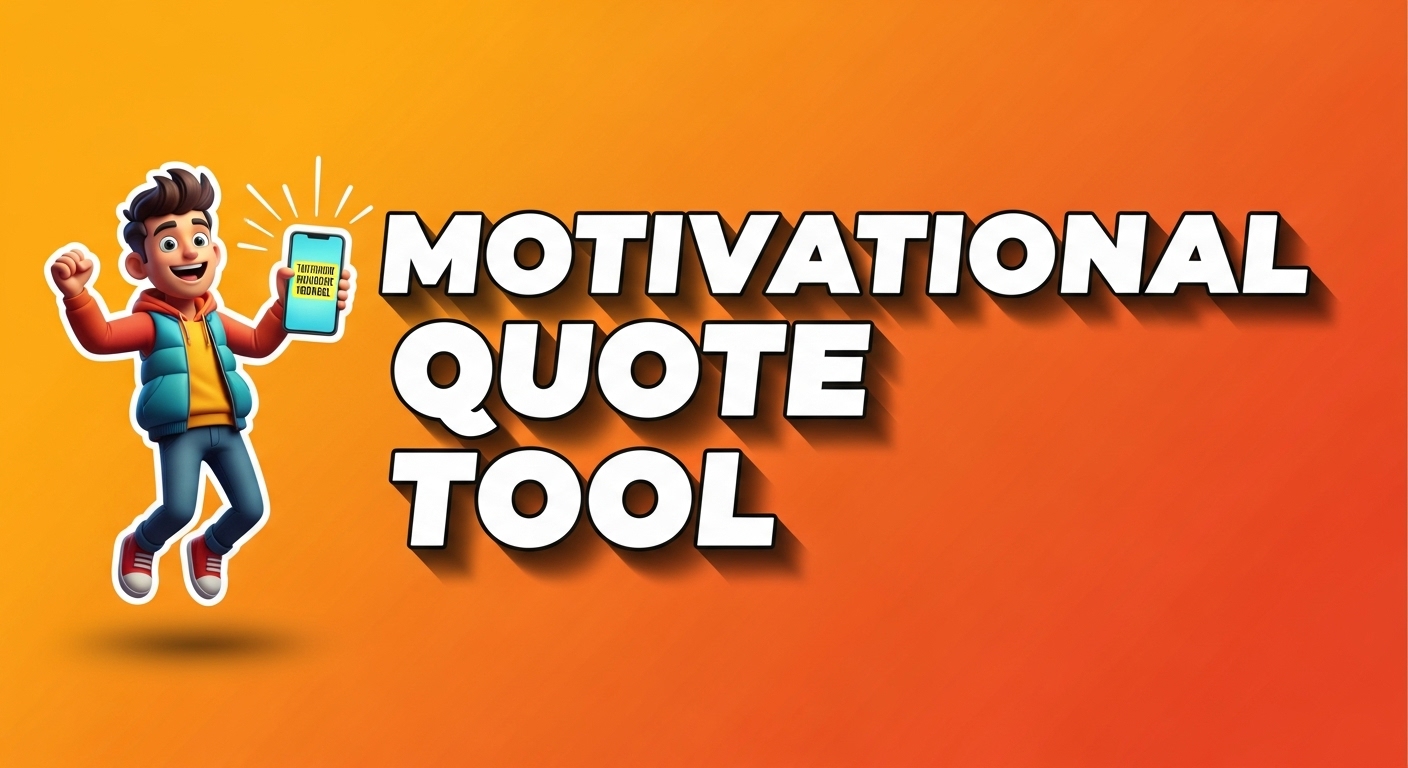 motivational quote generator tool image