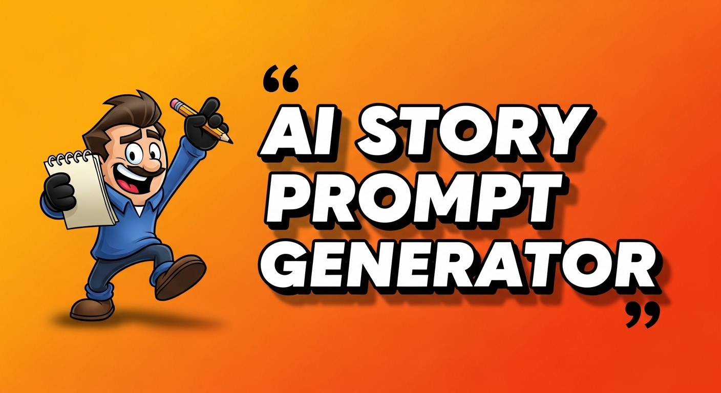 Short Story Prompt Generator interface showing genre selection and prompt generation