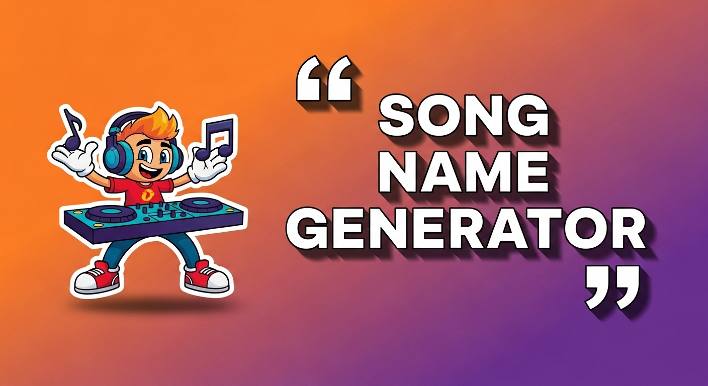 song name generator tool image