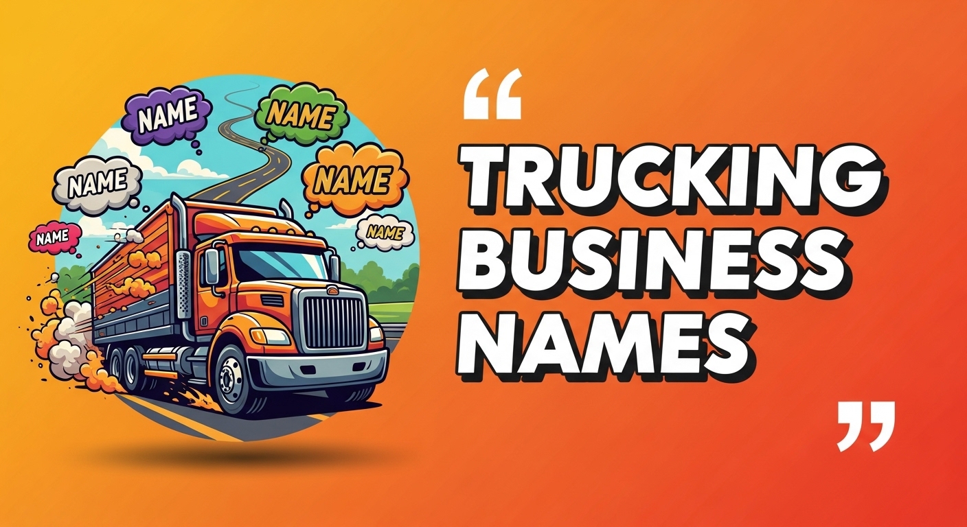 trucking business names generator tool image