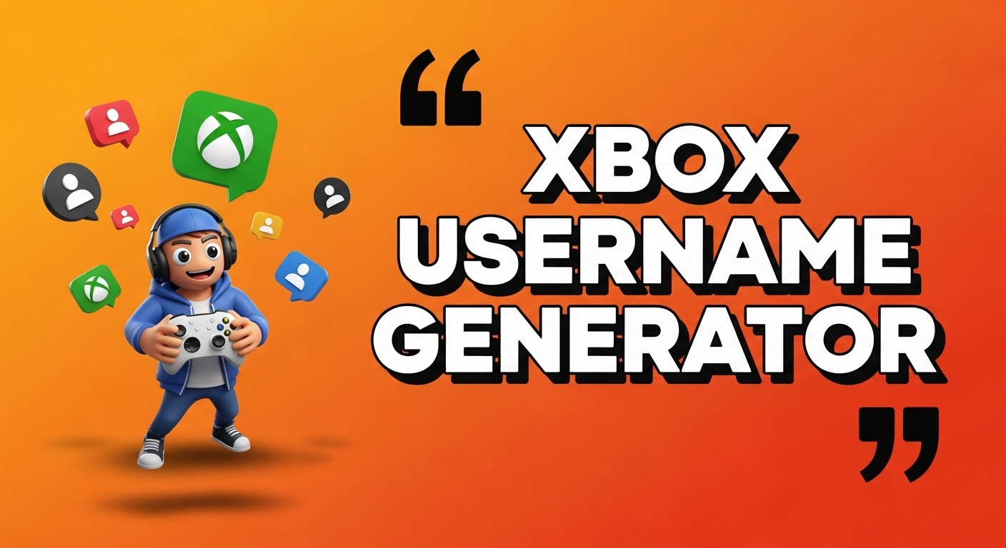 xbox username generator tool image